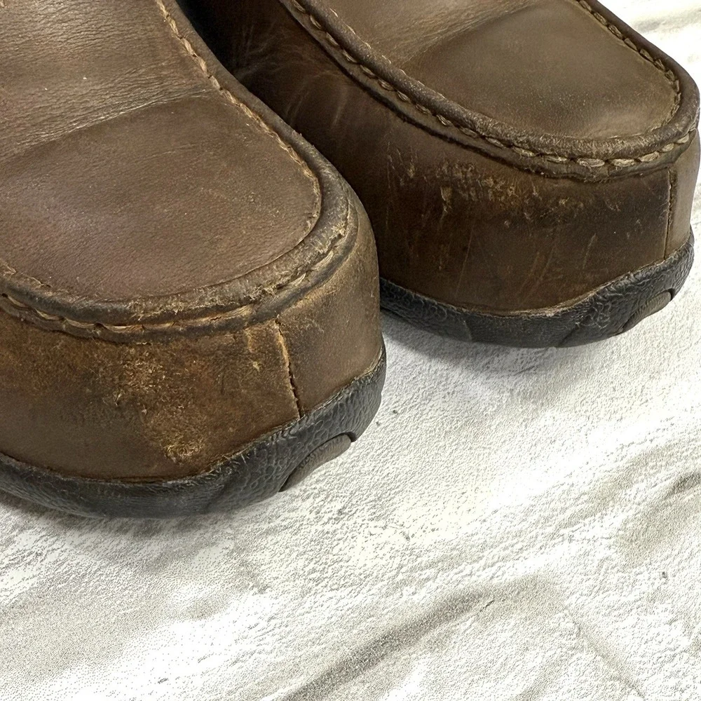 Twisted X‎ Chukka Driving Moc Boots Mens 6.5 M Brown Leather Barn Chore WDMCTM1